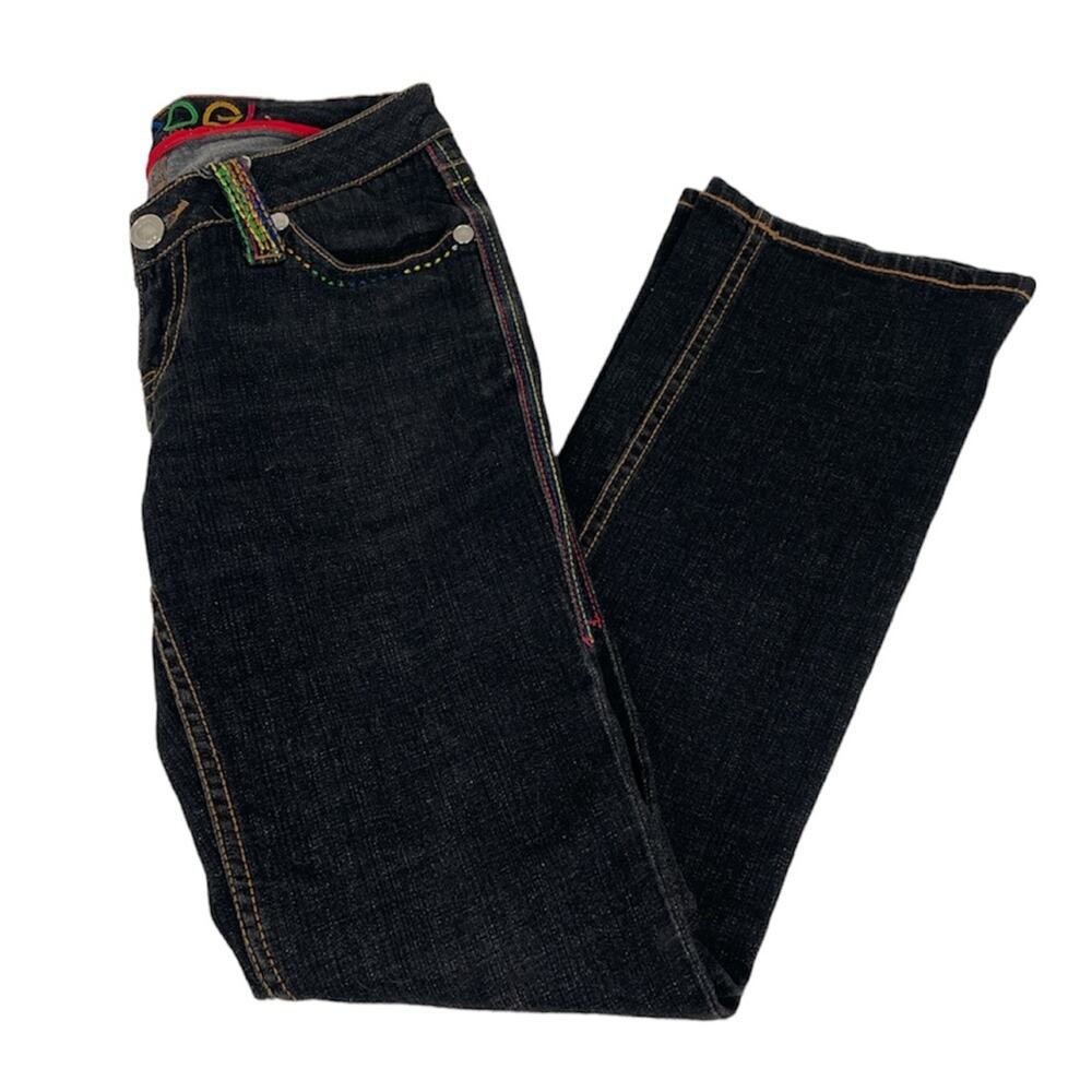 Coogi Straight Leg Black Jeans Size 7 - Picture 3 of 12